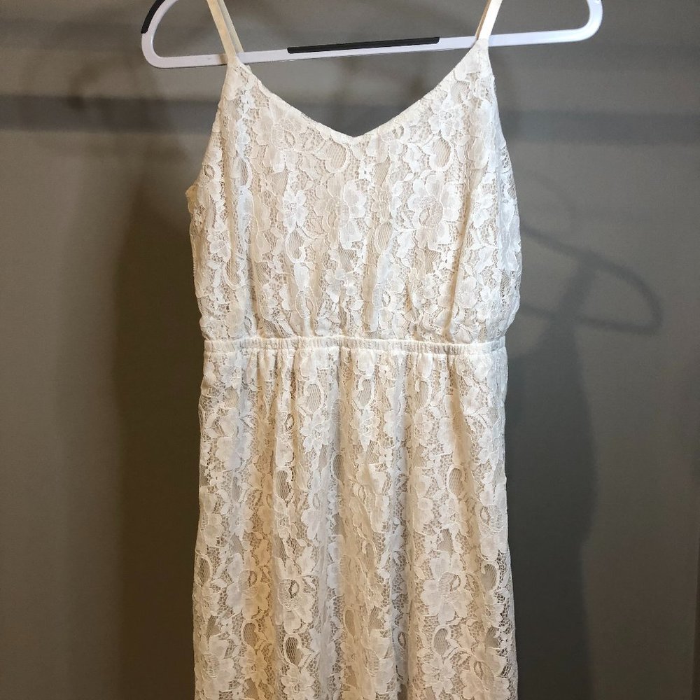 Floral Lace Mini SunDress